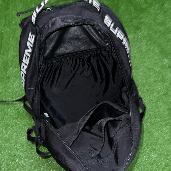Supreme(SS18)Backpack Black(USED)